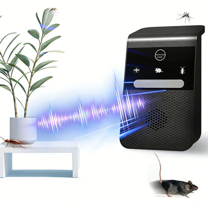 Ultrasonic Pest Control Repeller Mole Repellent With 3 Modes For Indoor