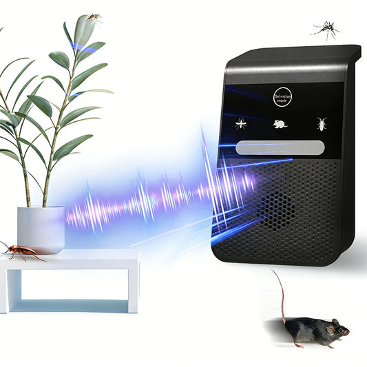 Ultrasonic Pest Control Repeller Mole Repellent With 3 Modes For Indoor