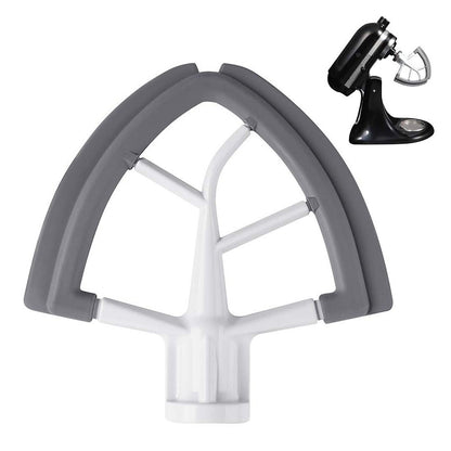 Silicone Coated Dual Edge Beater Compatible with KitchenAid 4.5¨C5 Quart Stand Mixer