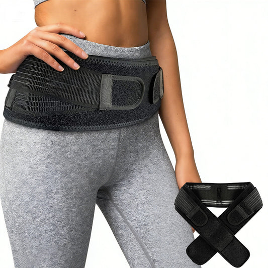 Sacroiliac Support Belt with Adjustable Compression
