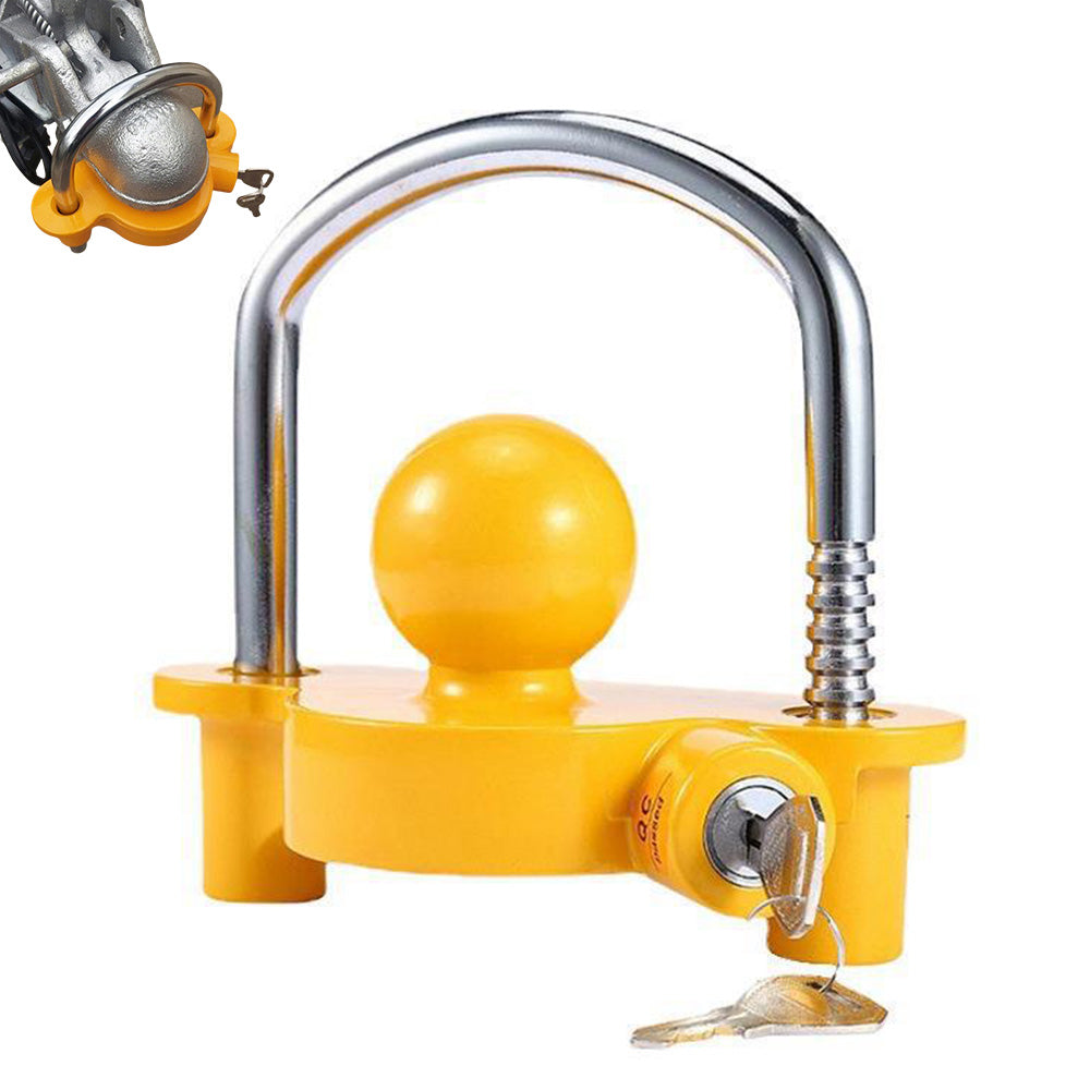 Adjustable Trailer Coupler Lock for 4.76cm 5.08cm and 5.87cm Hitches