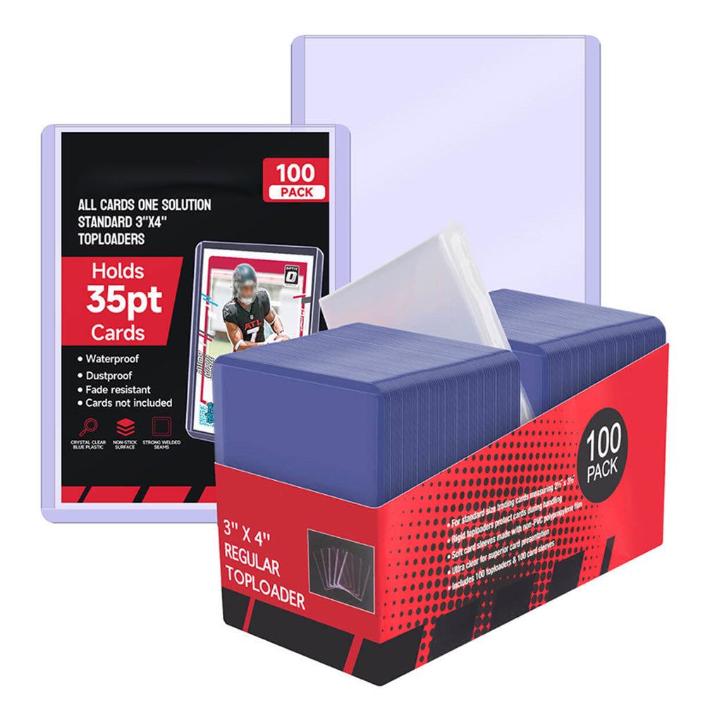 100 Pack 35PT Top Loader Card Protector