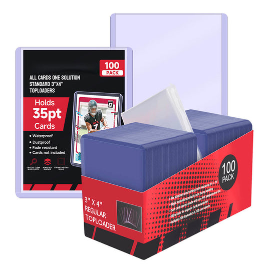 100 Pack 35PT Top Loader Card Protector