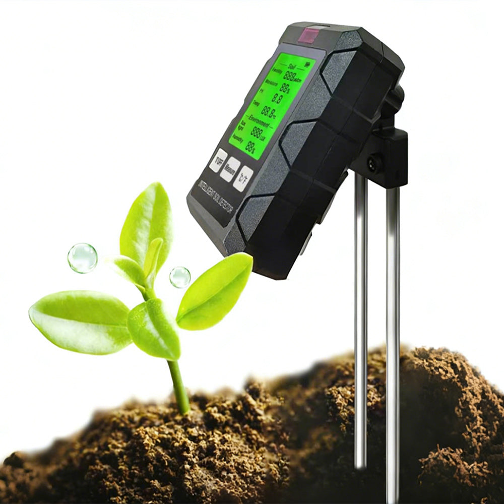 6 in 1 Soil Moisture Meter with PH Meter and Plant Temperature for Garden