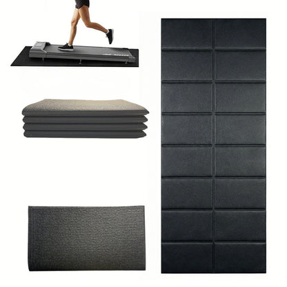 Non-Slip Walking Pad Foldable Treadmill Mat for Carpets Floors Protector