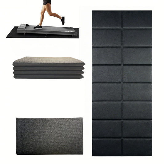 Non-Slip Walking Pad Foldable Treadmill Mat for Carpets Floors Protector