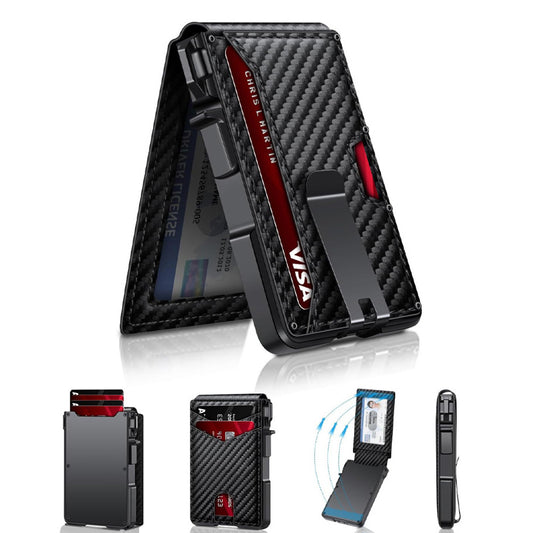 RFID Blocking Money Clip Wallet