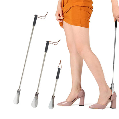 Telescopic Long Handle Shoe Horn Adjustable Shoe Helper