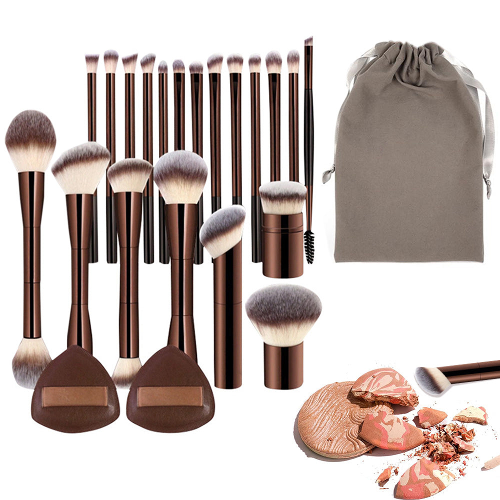 20Pcs Makeup Brushes Set Include Eyeshadow Brush Concealer Brush Foundation Brush