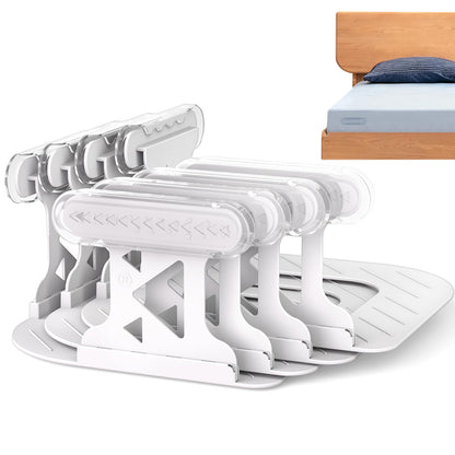 4Pcs Bed Sheet Fasteners Invisible Clips Suspenders for Mattress Cover Holder