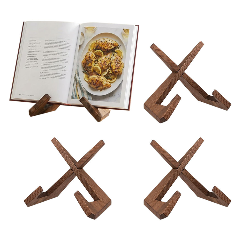 4 Pcs Bowl Display Stand Wooden Plate Stands for Display Pine Decorative Plates Holder