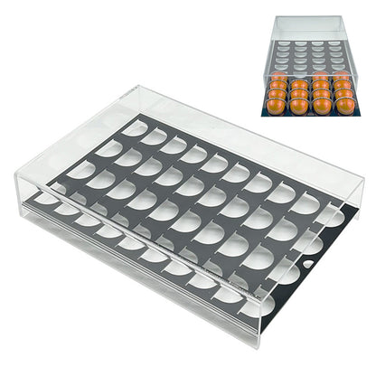Acrylic Coffee Pod Holder Countertop Coffee Capsule Organizer for Coffee Lovers