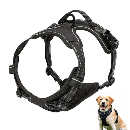 No Pull Dog Harness Reflective Adjustable Pet Vest Harness L