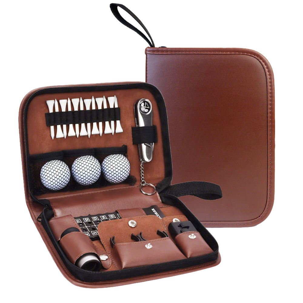 Portable Golf Accessories Set Tool Kit with Carrying Case