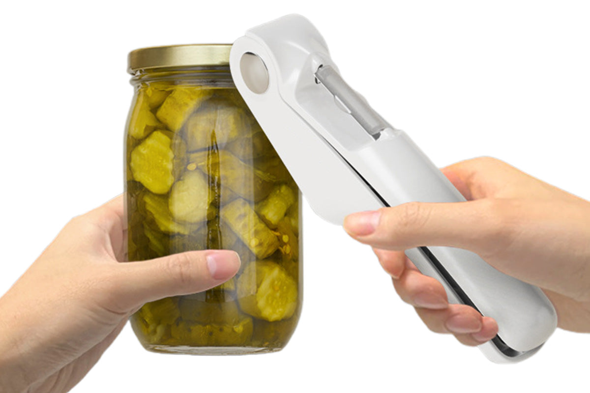 4-in-1 Garlic Press Mincer Garlic Crusher Slicer Peeler Can Opener Jar Opener