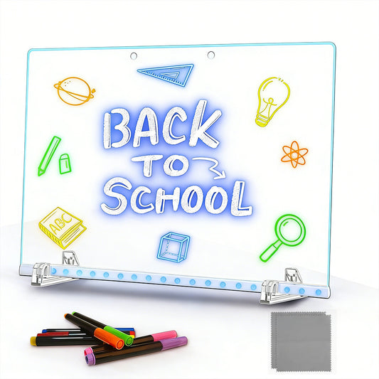 LED Glow Light Drawing Board Dry Erase Boards
