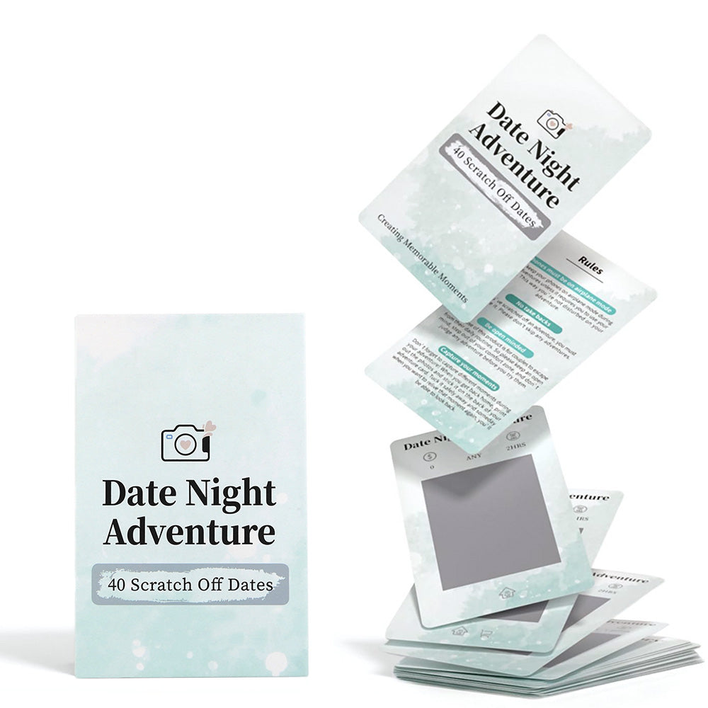 40 Ideas Card Games Date Night Adventure Scratch Off Card Board Game For Couples