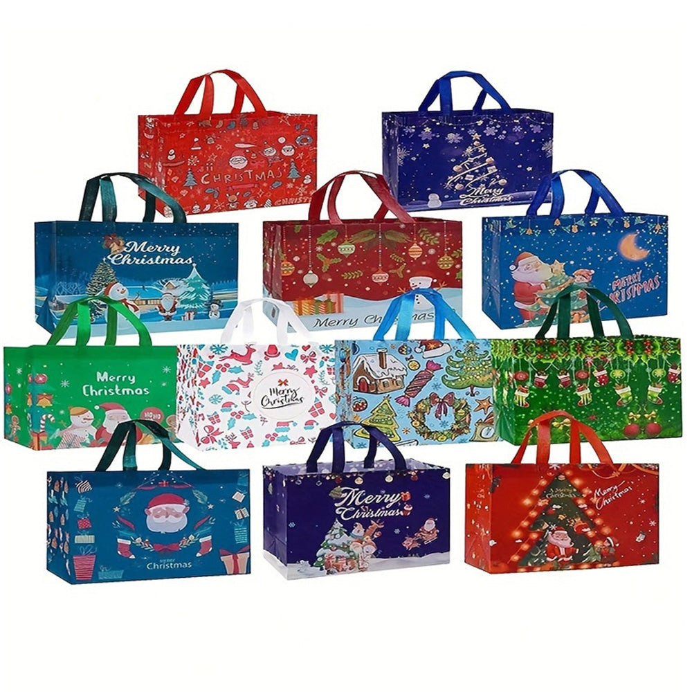 12 Piece Christmas Gift Bags
