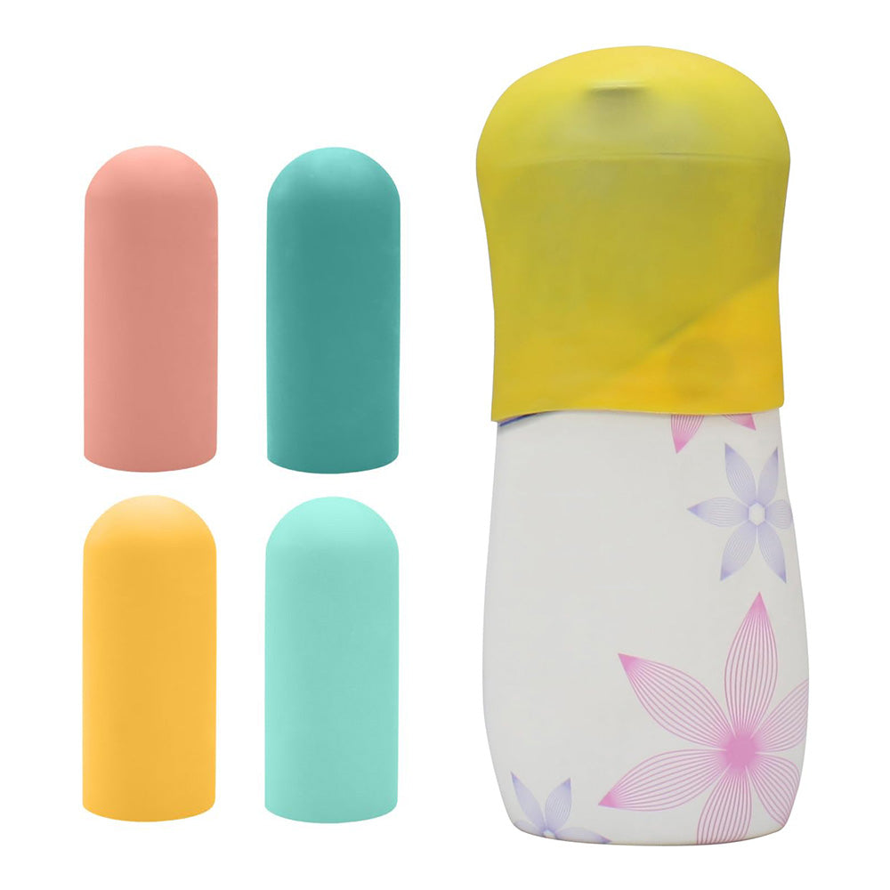 4 Pack Silicone Bottle Covers Leak for Travel