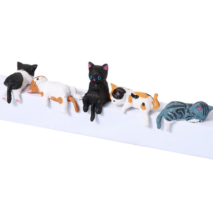 Cat Dashboard Decorations Set of 5 Car Interior Accessories for Women and Girls