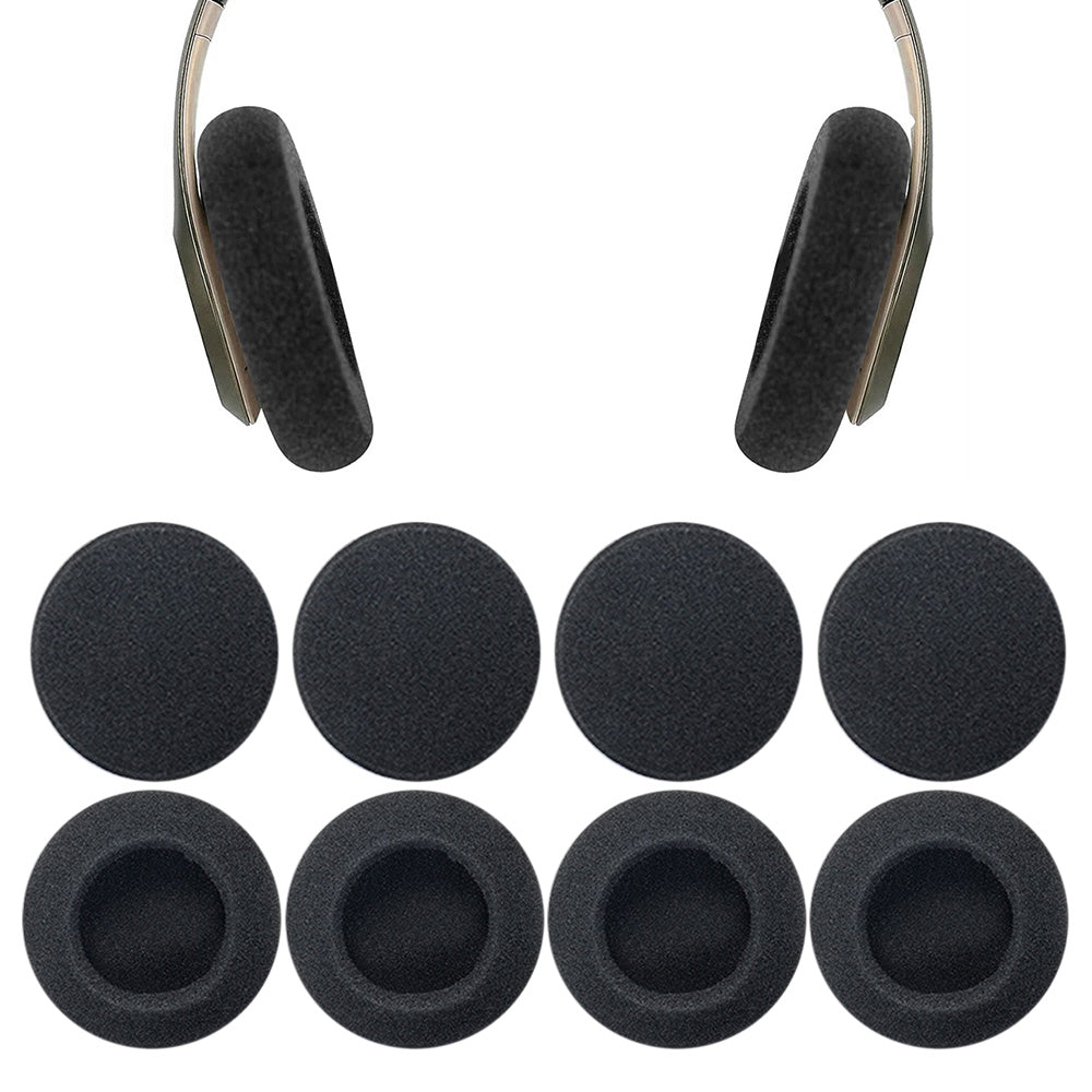 10 PCS Replacement Ear Pads Foam Cushion Covers for Headphones Headset Ear Cushions Universal Round Ear Covers