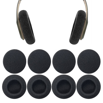 10 PCS Replacement Ear Pads Foam Cushion Covers for Headphones Headset Ear Cushions Universal Round Ear Covers