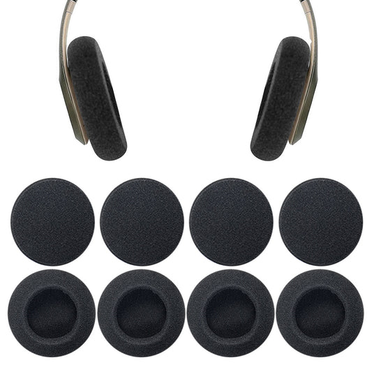 10 PCS Replacement Ear Pads Foam Cushion Covers for Headphones Headset Ear Cushions Universal Round Ear Covers