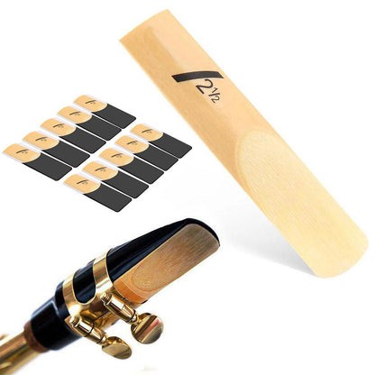 10Pcs Alto Saxophone Reeds Sax Reeds for Beginner Daily Practice 3.0 Hardness