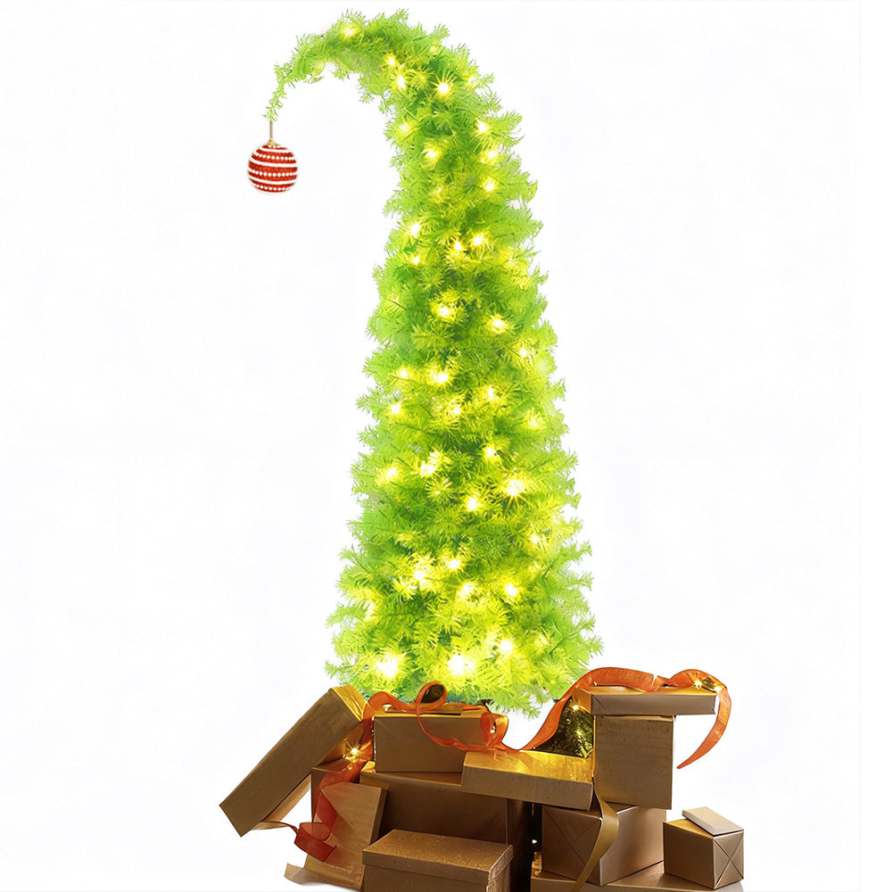 150cm Simulation Christmas Tree with Light Whimsical Xmas Tree Home Decor