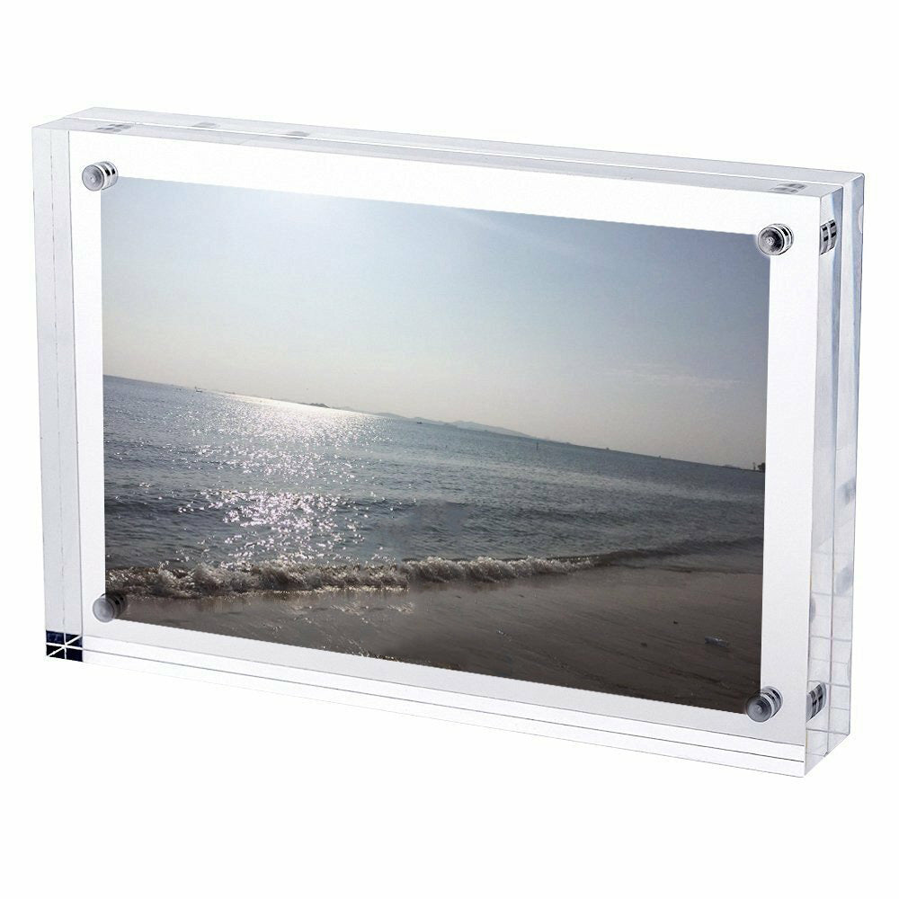 Acrylic Photo Frame Double Sided Clear Picture Frame L