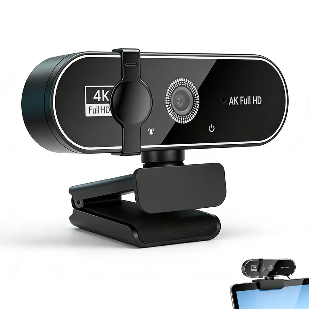 4K Webcam Video Camera for PC Laptop