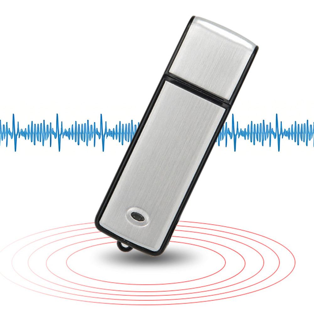 8GB Voice Recorder USB Drive with Voice Activated Recording for Meetings Lectures