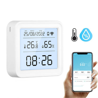 WiFi Smart Thermometer Hygrometer APP Indoor Temperature Monitor