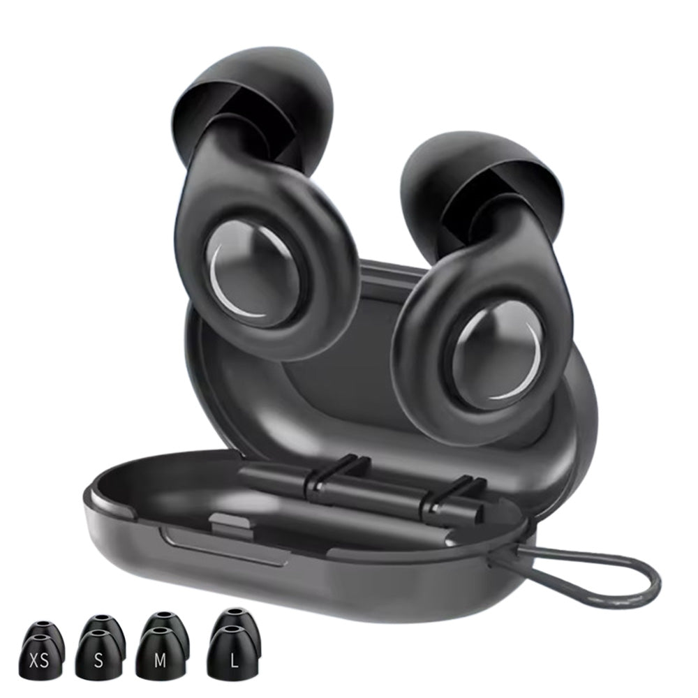 Silicone Noise Reduction Ear Plugs for Sleep Study Travel Office