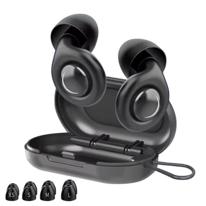 Silicone Noise Reduction Ear Plugs for Sleep Study Travel Office