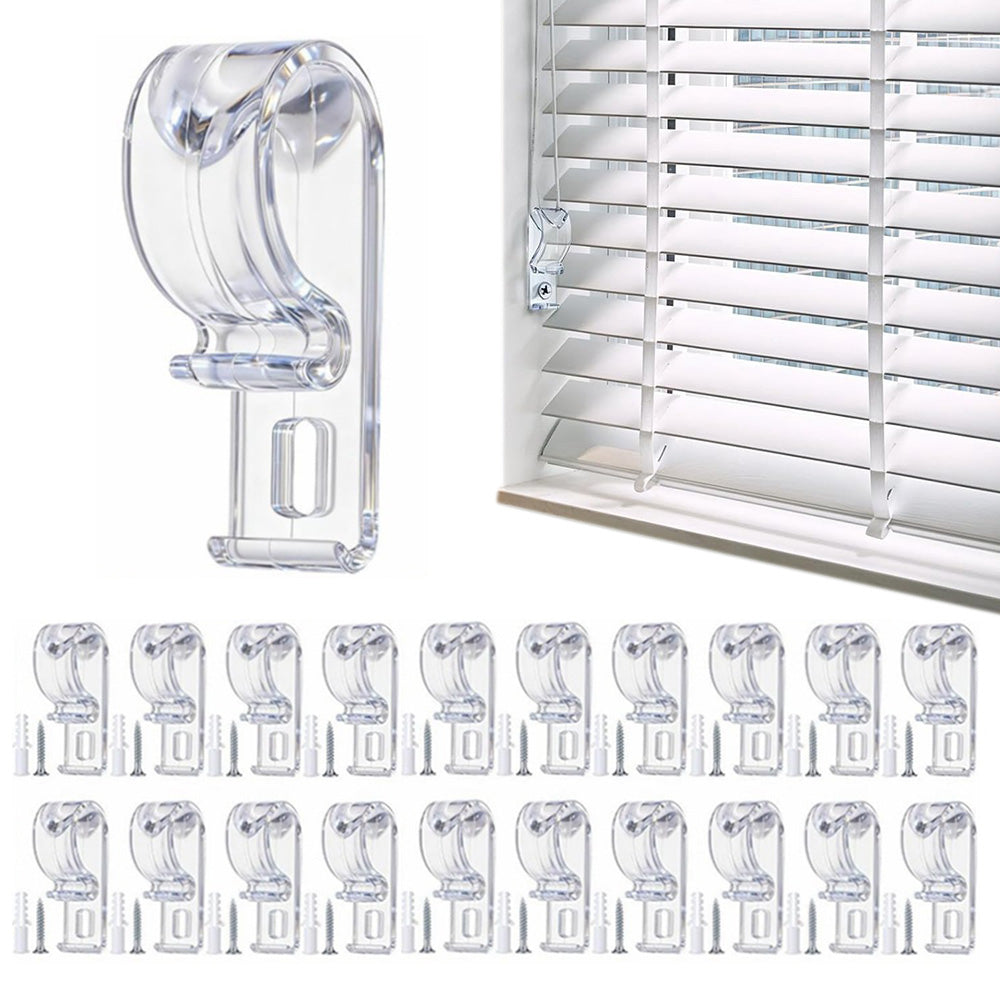 20Pcs Blind Chain Clip with Screws Curtain P Clips Blind Cord Holder