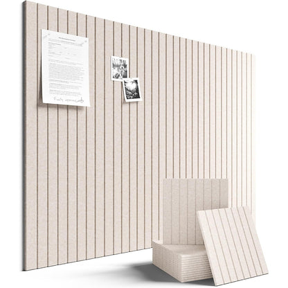 12Pcs Large Felt Bulletin Board Cork Boards for Walls Office Classroom Pin Board