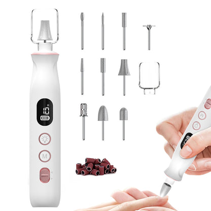 Professional Electric Nail Drill Kit Portable Rechargeable