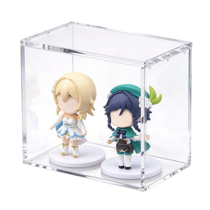 Acrylic Display Box Clear Storage Case for Figures Pokemon ETB Cards Collectibles