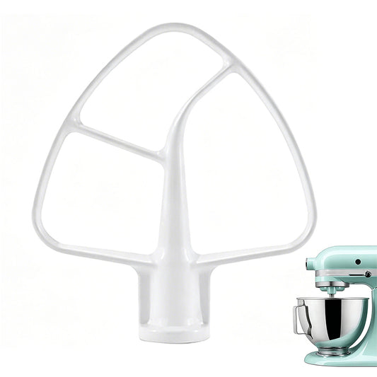 Coated Flat Beater for KitchenAid 4.5-5QT Tilt Head Stand Mixer Compatible with K5AB K5SS Models