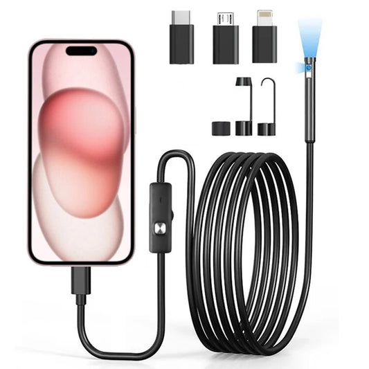 Anykit 8mm USB Endoscope Camera Automotive Inspection