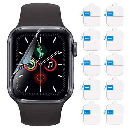 10 Pack TPU Screen Protector for iWatch S10 S11 Self Healing Anti Scratch HD