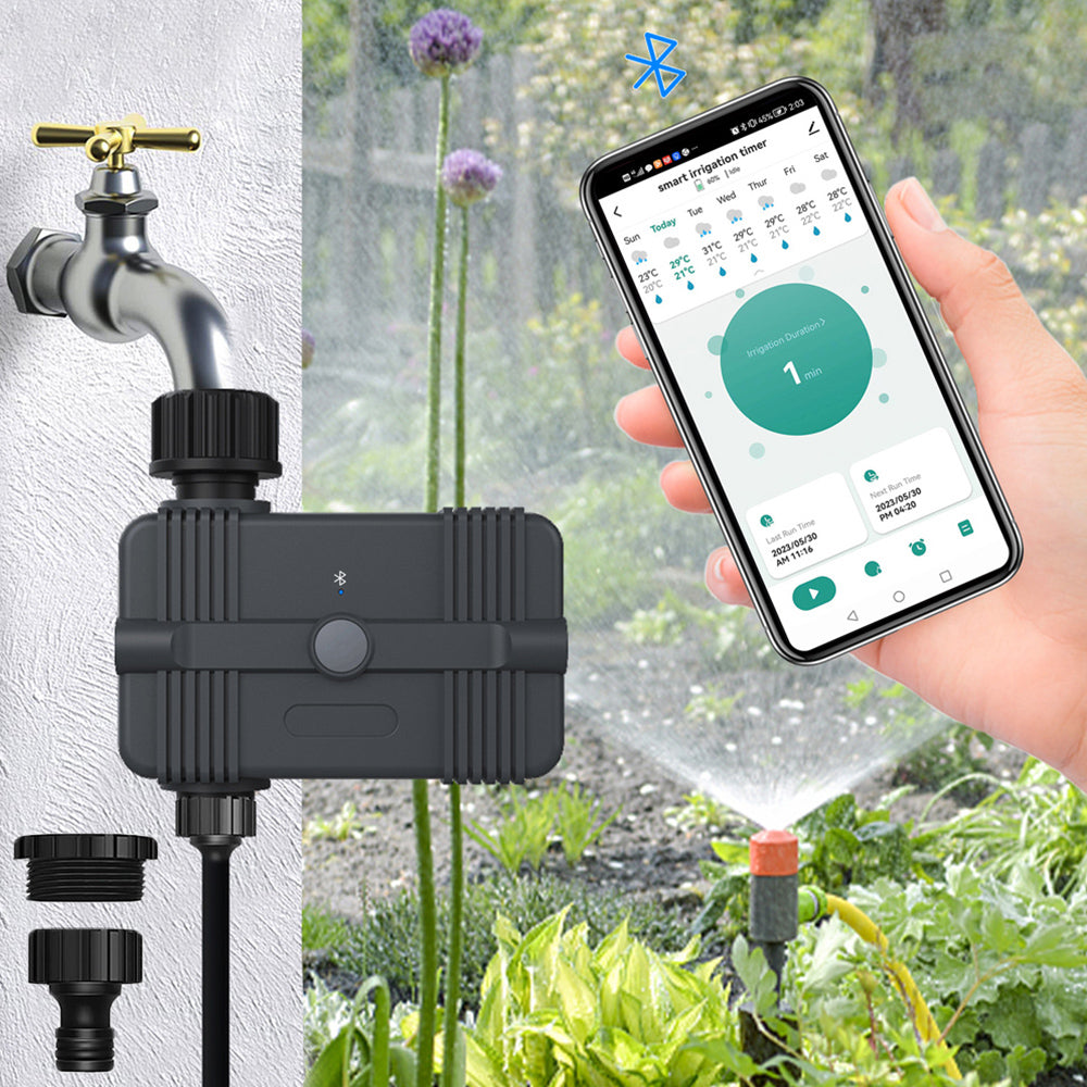 Smart Sprinkler Timer App Control Bluetooth Water Irrigation Timer Controller for Garden Hose