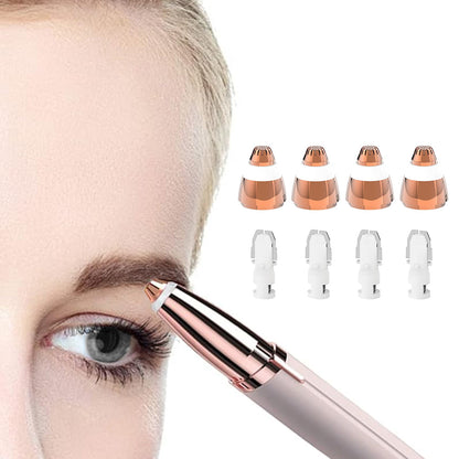 4 Pack Eyebrow Razor Replacement Heads for Flawless Brows Hair Removal Tool