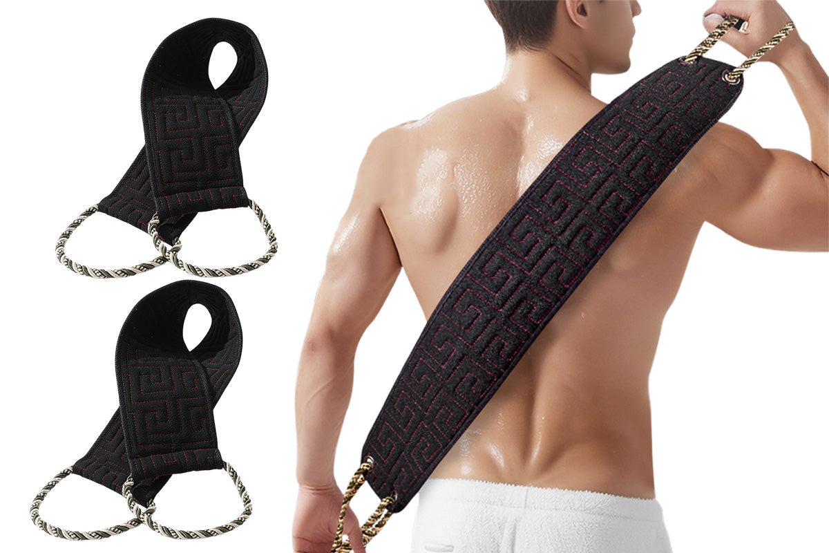 2Pcs Exfoliating Washcloth Back Scrubbers Body Scrubbers Exfoliation Towels