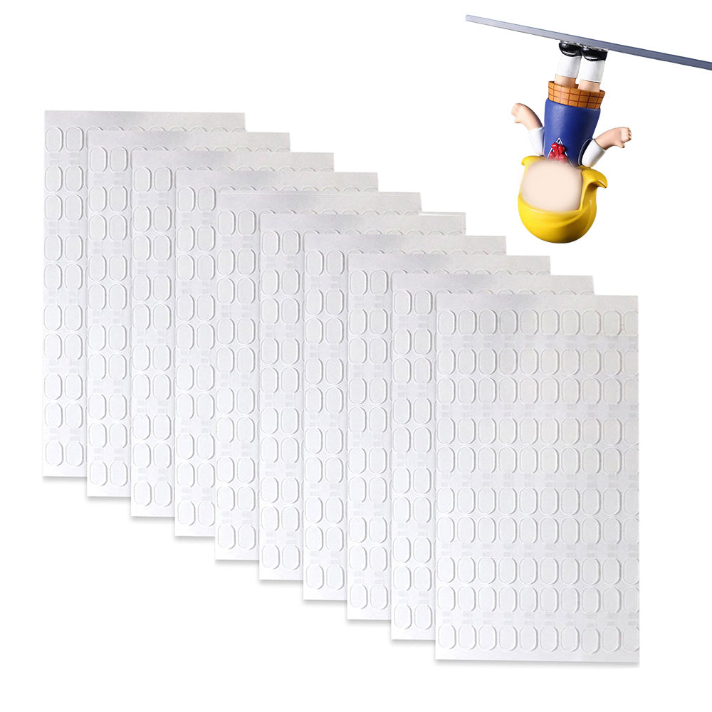 10 Sheets Nano Invisible Double Sided Adhesive Tape Transparent Removable Strong Sticker for Home Car Decoration Fixing