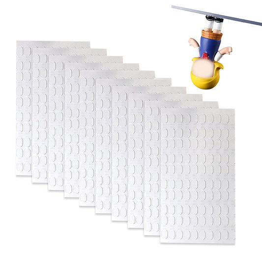 10 Sheets Nano Invisible Double Sided Adhesive Tape Transparent Removable Strong Sticker for Home Car Decoration Fixing