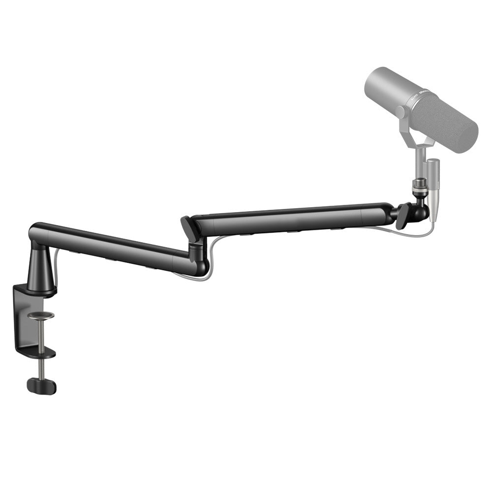 Microphone Boom Arm Low Profile Adjustable Stick Microphone Arm Stand
