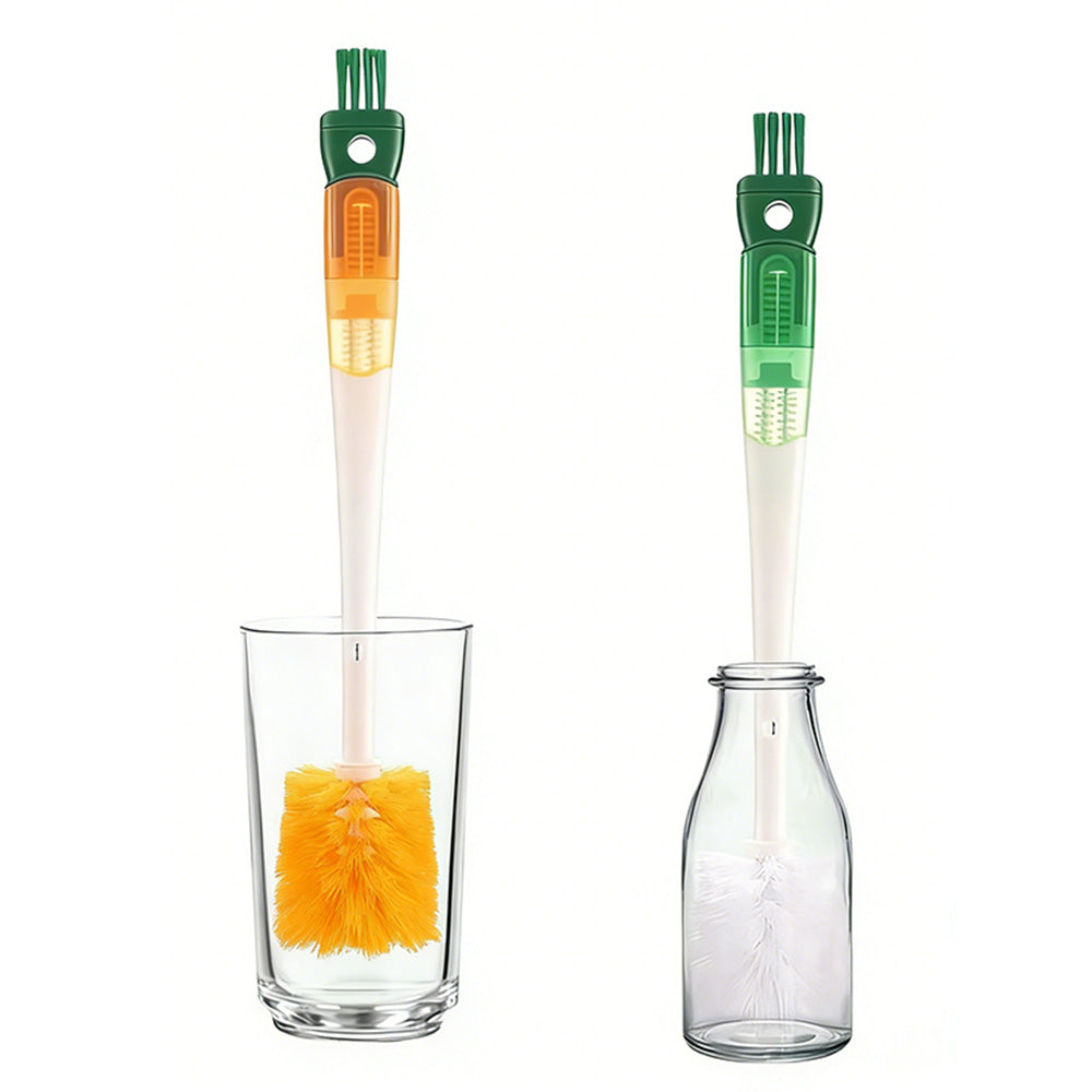 Bottle Brush Set 5 in 1 Water Bottle Cleaning Brush Lid Gap Detail Washer Brush Kit