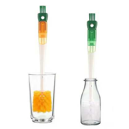 Bottle Brush Set 5 in 1 Water Bottle Cleaning Brush Lid Gap Detail Washer Brush Kit